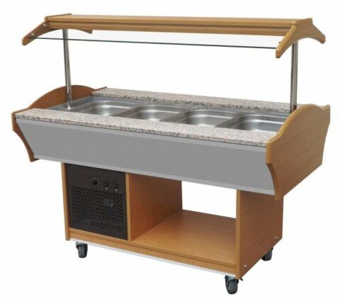 Gastro Buffet Salatbar SB-C GN 155, 1550 x 900 x 850 / 1350 mm-Gastro-Germany