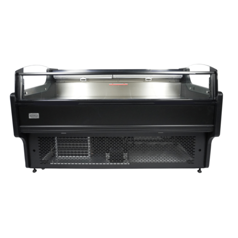 Combisteel Kühlvitrine Ronald 1.5 Schwarz 1580 mm