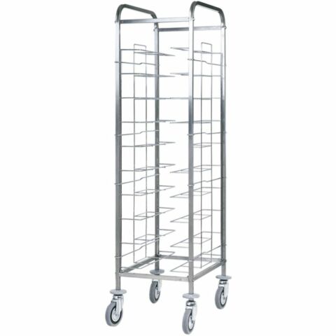 Abräumwagen 520 für 10 Tabletts oder GN Tabletts ohne Seitenwand