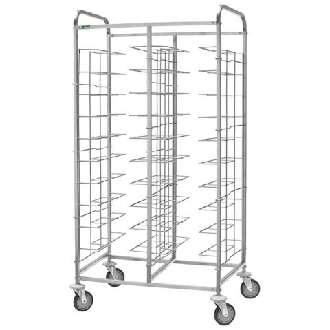 Abräumwagen 950 für 20 Tabletts oder GN Tabletts ohne Seitenwand