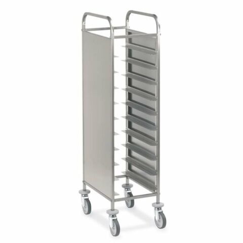 Abräumwagen 520 für 10 Tabletts oder GN Tabletts mit Seitenwand