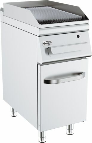 CombiSteel Gas Wassergrill glatt, 9kW, 400x700x900mm