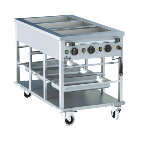 Combisteel Bain-Marie Wagen 3×1/1 GN