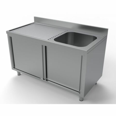 Spültisch Schiebetüren 1 Rechts 1400