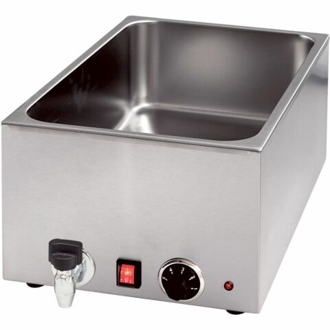 Bain-Marie mit Ablasshahn GN1/1 150 mm Höhe
