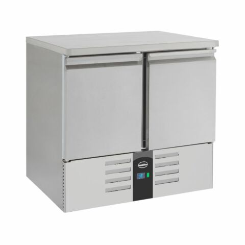 Combisteel Tiefkühltisch 2 Türen Edelstahl 943 mm