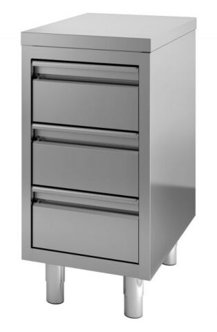 Schubladenschrank Arbeitstisch 3 Schubladen, 400x700x850mm