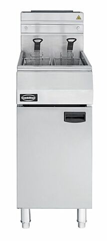 CombiSteel Gas-Fritteuse, 21 Liter, 400x1180mm, 24 kW