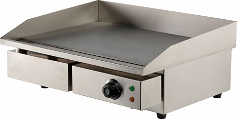 Combisteel Elektro Grillplatte glatt 550 mm, Tischgerät 3 kW