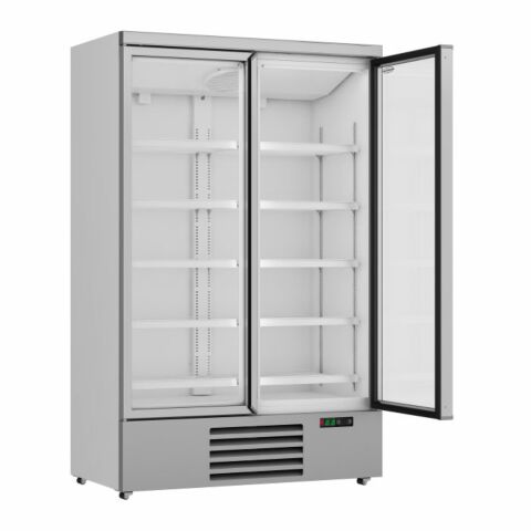 Combisteel Kühlschrank 2 Glastüren JDE1000R 1253 mm