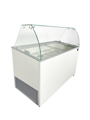CombiSteel Speise-Eisvitrine Java 8x 5 L Behälter