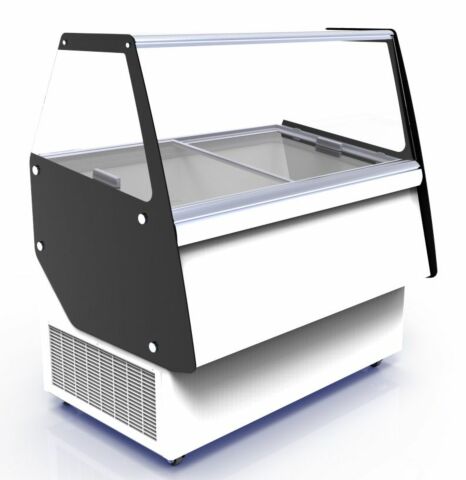 Speise-Eisvitrine Cuba 13x 5L Behälter