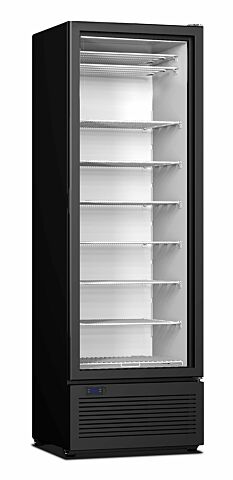 CombiSteel Eis-Tiefkühlschrank Glastür 417L, Breite 667mm