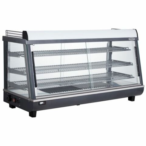 Combisteel Wärmevitrine 136 L 915 mm, LED-Beleuchtung