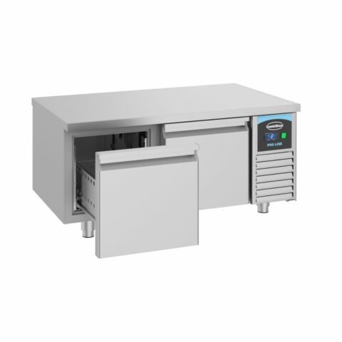 Unterbaukühltisch ProLine mit 2 Schubladen, 1200x700x600mm