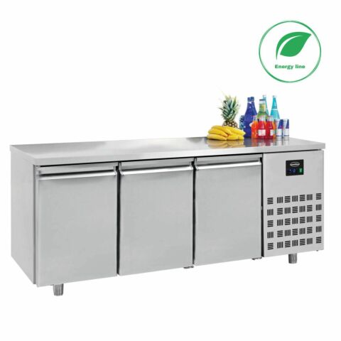 CombiSteel Kühltisch 3 Türen 474L, 1865x700x850mm