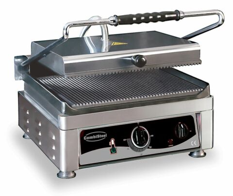 Combisteel Elektro Kontaktgrill gerillt 410 mm, Tischgerät