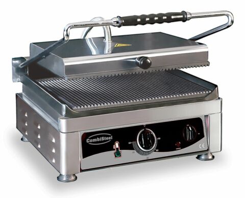 Combisteel Elektro Kontaktgrill gerillt 510 mm, Tischgerät