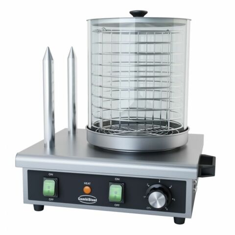 Hot Dog Gerät mit 2 Brotwärmer