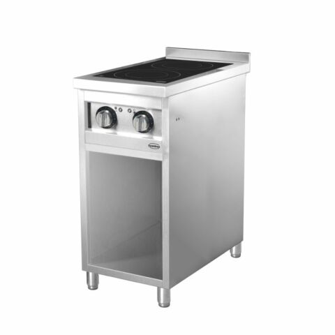 Combisteel Induktionsherd 2 Zonen Entry 700 Serie, Edelstahl, 400x700x941 mm