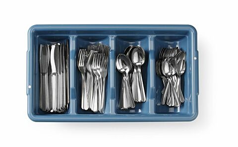 Besteckset Frosted Blue, 200-teilig, 525x300x(H)95 mm