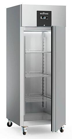 ecoFrost Edelstahl Tiefkühlschrank RFS 1 Tür