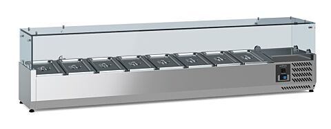 ecoFrost Aufsatzkühlvitrine für 8x 1/4 GN