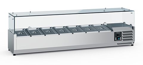 ecoFrost Aufsatzkühlvitrine für 7x 1/3 GN