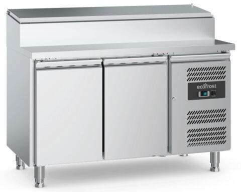 ecoFrost Edelstahl Saladette 2 Türen 6x 1/3GN Behälter