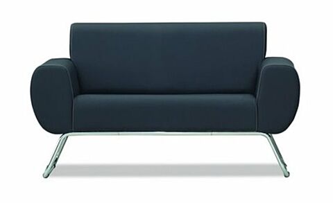 RIGA Sofa 2 Sitzer Schwarz-Gastro-Germany