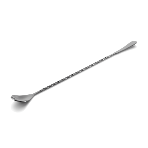 Barlöffel Japanese Style NOCTURN, 33,5 cm, gun metal, Chromnickelstahl 18/8