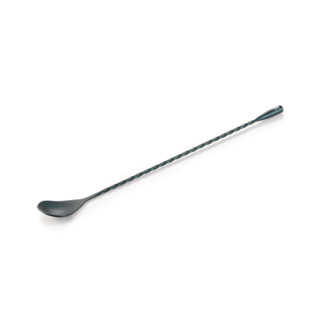 Barlöffel Twisted Classic NOCTURN, 30 cm, blau matt, Chromnickelstahl 18/8