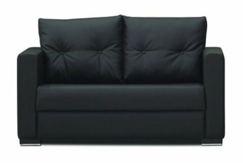 KRISTAL Sofa 2 Sitzer Schwarz-Gastro-Germany