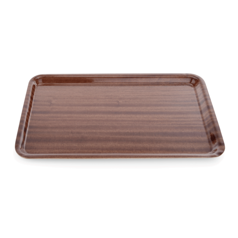 Tablett GN 1/1 TRAY 90, 53 x 32,5 x 1,5 cm, non slip, MDF Holzoptik