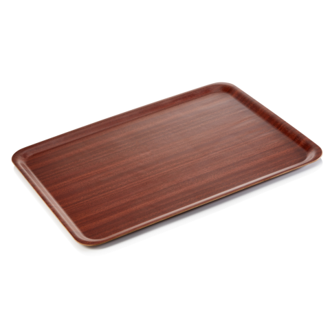 Tablett TRAY 90, 60 x 45 cm, non slip, MDF Holzoptik