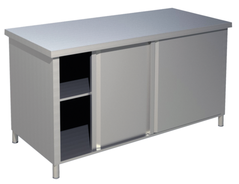 Arbeitsschrank mit Schiebetüren B 100cm x T 60cm