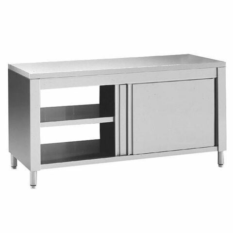 Edelstahl Durchreicheschrank ohne Aufkantung 2000 x 700 x 850 mm