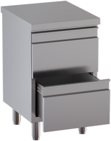 Schubladenschrank 2 Schubladen BxT 50x60cm