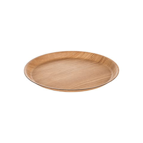 Tablett GRIP & SERVE, Ø 33 cm, rutschfest, Polyurethan, melaminverstärktes Papier