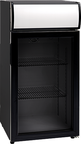 Glastür Kühlschrank mit Display SCC 82 GDU