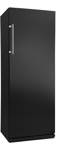 KBS Tiefkühlschrank TK 311 schwarz, 600x620x1630mm