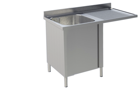 Spülcenter 1 Becken links Breite 120cm mit Unterschrank