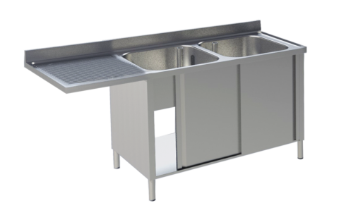 Spülcenter 2 Becken rechts Breite 160cm