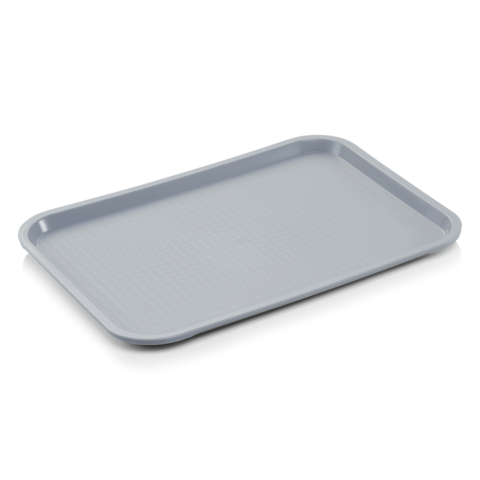Tablett FAST FOOD, 41,5 x 31 x 2 cm, lichtgrau, Polypropylen