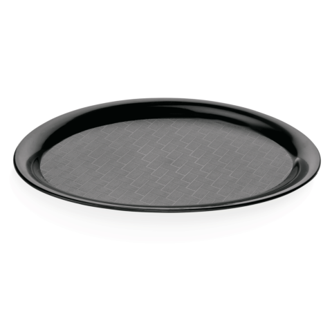 Coffee House Tablett Set, 26,5 x 19 cm, schwarz, Set á 10 Stück, Polypropylen