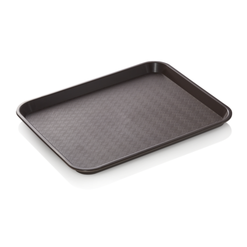 Tablett FAST FOOD GN 1/2, 32,50 x 26,5 x 2 cm, braun, Polypropylen