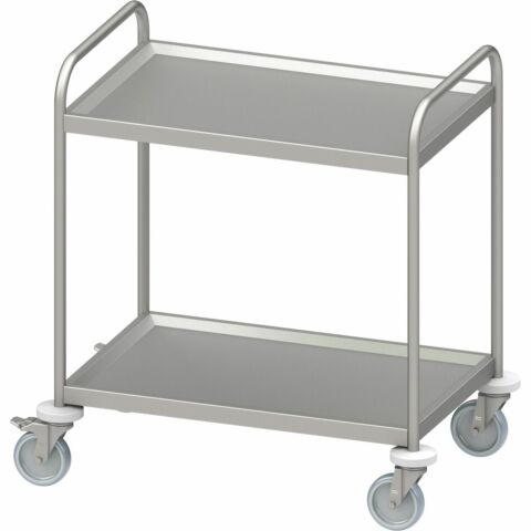 Servierwagen "PRO" mit zwei Böden 800x500x950 mm, verschweißt