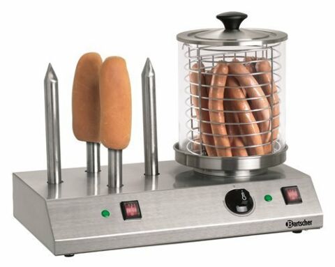 Bartscher Elektrisches Hot Dog Gerät mit 4 Toaststangen-Gastro-Germany