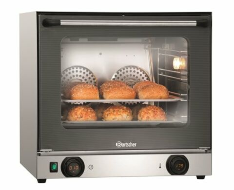 Bartscher Heißluftofen AT90-MDI, Memory-Funktion, 4 Einschübe 438x315mm