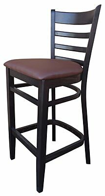 Barhocker David 200H Sitz braun; Beizton Wenge-Gastro-Germany